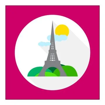 Eiffel tower Stock Illustration