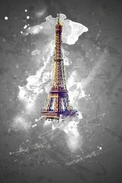 Eiffel Tower Illustrazione stock