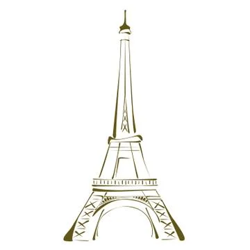 Eiffel Tower 스톡 일러스트