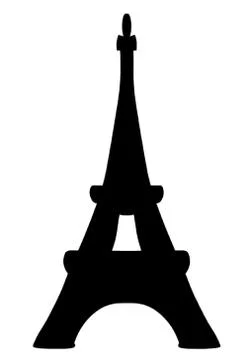 The Eiffel Tower Stock Illustration