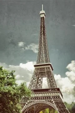 Eiffel tower 库存插图