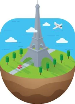 Eiffel Tower 스톡 일러스트