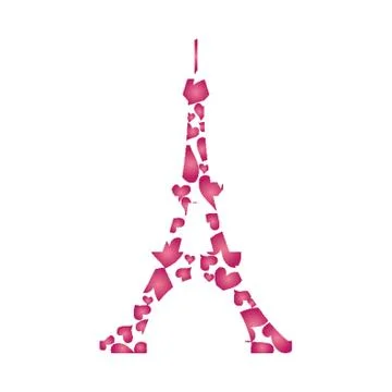 Eiffel Tower Illustrazione stock