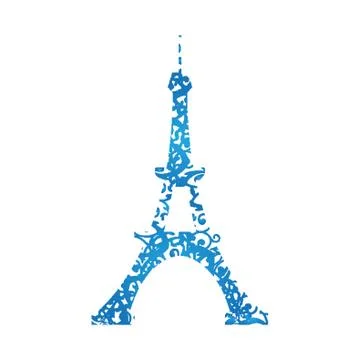 Eiffel Tower Stock Illustration