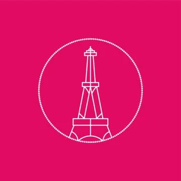 Eiffel Tower 스톡 일러스트
