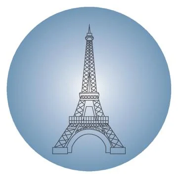 Eiffel Tower Stock Illustration