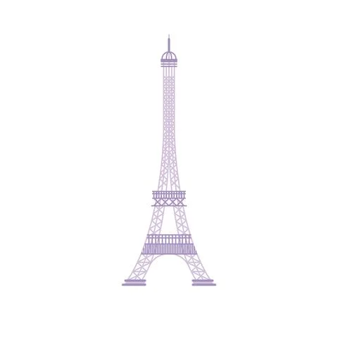 Eiffel tower landmark 스톡 일러스트