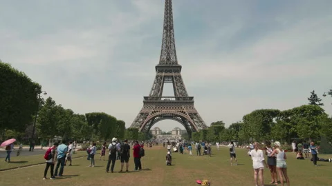Eiffel Tower Long Wide 010 Stock Footage 148751913