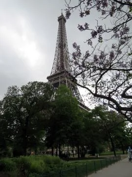 Eiffel tower, the main symbol Stock Photos