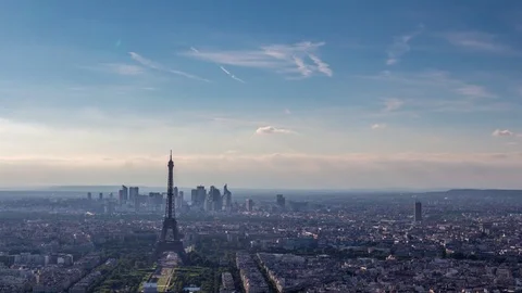 Eiffel tower from Montparnasse tower Stockbeeldmateriaal 79954431
