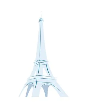 Eiffel tower monument イラスト素材