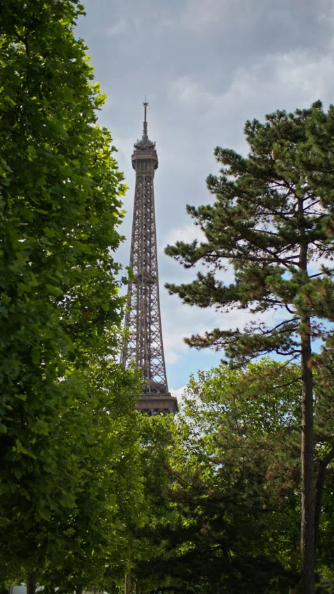 Eiffel Tower monument in Paris Stock Footage 315290505