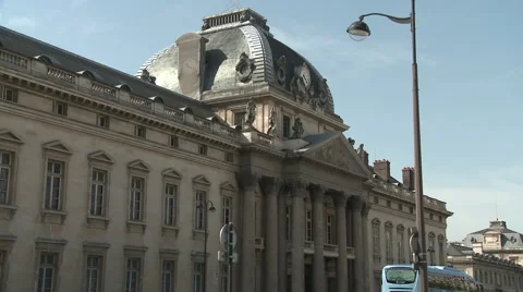 Eiffel Tower at Night Stock Footage 52884793