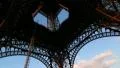 Eiffel Tower. Pan shot. HD Footage