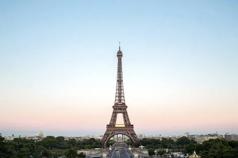 Eiffel Tower Paris Eiffel Tower with blue sky, Paris France ,model release... Stock Photos