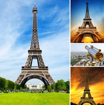 The Eiffel Tower in Paris The Eiffel Tower in Paris Copyright: xZoonar.com... Stock-Fotos