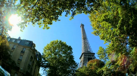 Eiffel tower in Paris 動画素材 269364