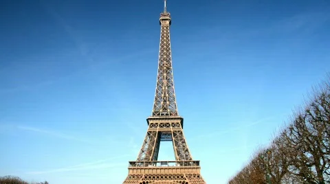 Eiffel Tower, Paris Stock Footage 357948