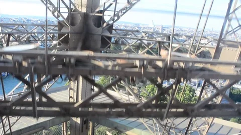 Eiffel Tower Paris Stock Footage 80905826