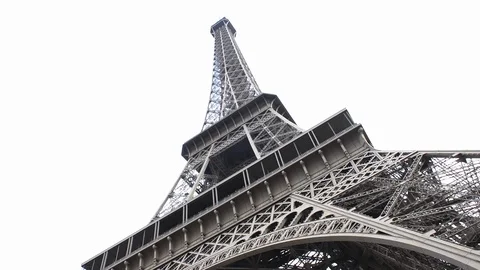 The Eiffel Tower in Paris Stock Footage 94995732