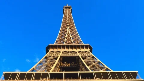 Eiffel Tower, Paris Stock Footage 96107179