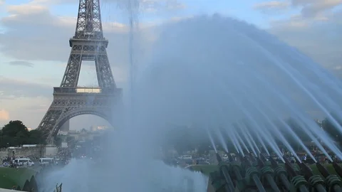 Eiffel Tower in Paris Stock Footage 121151092