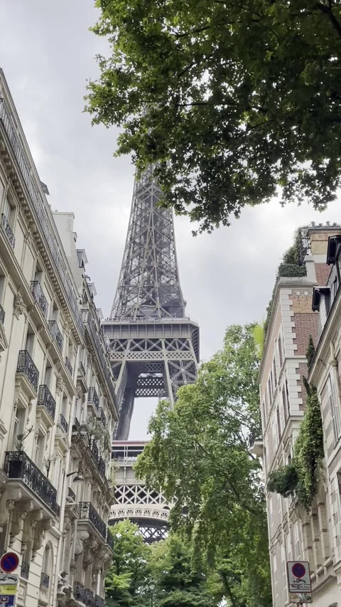 Eiffel tower in Paris Stock Footage 243931874