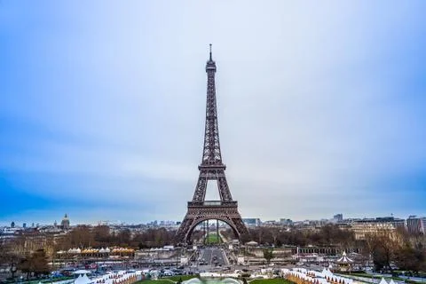 Eiffel Tower in Paris France Stock Photos