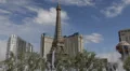 Eiffel Tower Paris Hotel Bellagio Fountain Poker Roulette Slots Las Vegas Strip HD Footage
