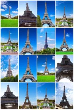 Eiffel Tower in Paris 스톡 일러스트