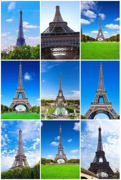 Eiffel Tower in Paris Illustrazione stock