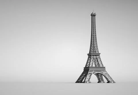 Eiffel Tower In Paris Stock Illustration