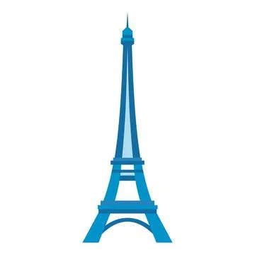 Eiffel tower in Paris Illustrazione stock