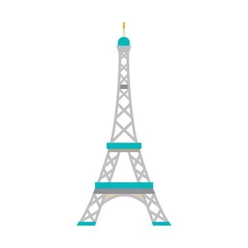 Eiffel Tower in Paris. Stock Illustration