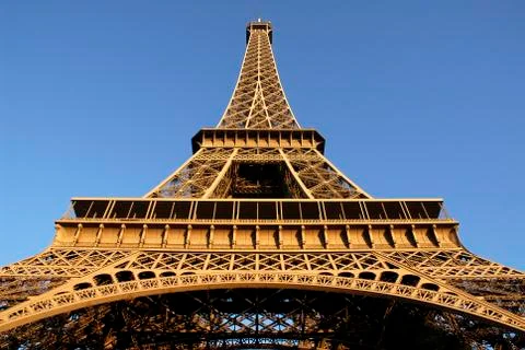 Eiffel tower of Paris Stock Photos