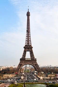 Eiffel tower in paris Fotos Stock