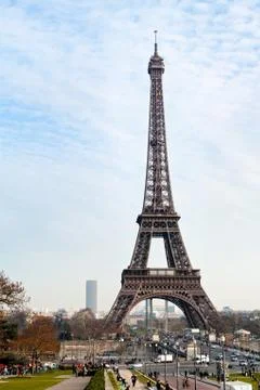 Eiffel tower in paris Stock Photos
