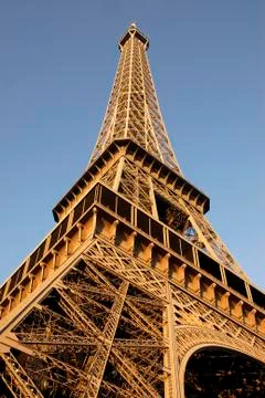 Eiffel tower of Paris Stock Photos