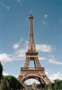 The Eiffel Tower, Paris Stockfoto's