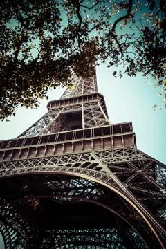 The eiffel tower, paris 스톡 사진