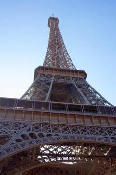 Eiffel Tower in Paris Stockfoto's