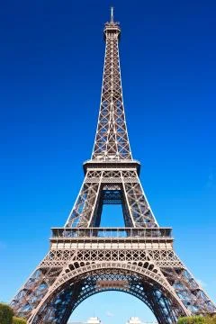 Eiffel Tower in Paris Foto stock
