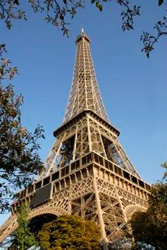 Eiffel tower of Paris Stock Photos