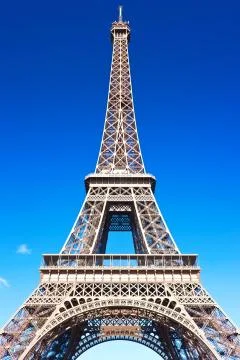 Eiffel Tower in Paris Foto stock