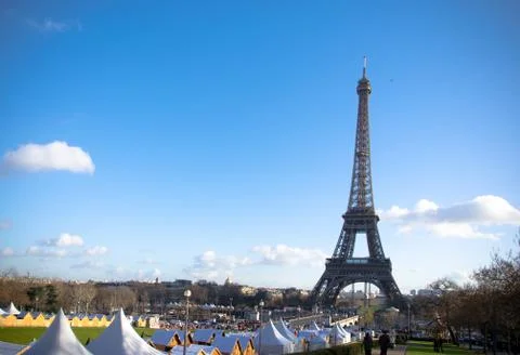 Eiffel tower in paris Stock Photos