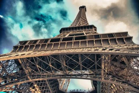 Eiffel Tower, Paris Foto stock