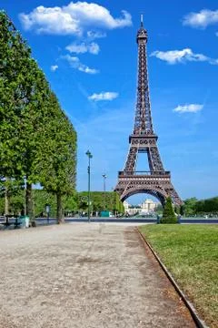 The Eiffel Tower in Paris Foto stock