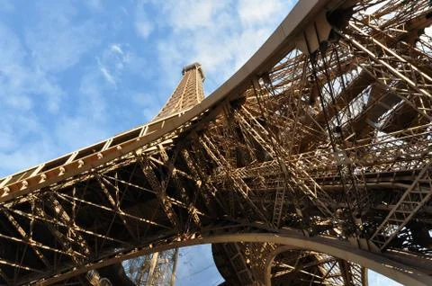The Eiffel Tower in Paris Stock Photos