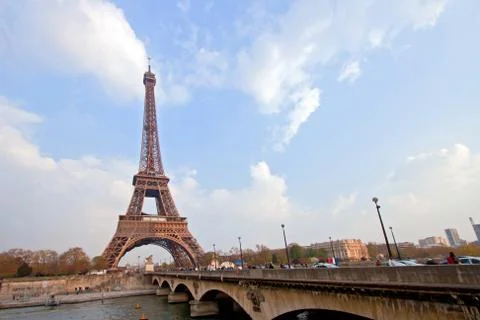 Eiffel Tower Paris Foto stock