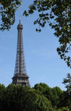 Eiffel tower in Paris Foto stock